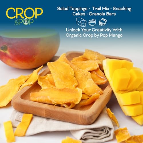 CROP BY POP Organic Sun Dried Mango Slices (16 Ounce)