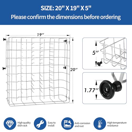 5304535380 Replacement Upper Dishwasher Rack for Frigidaire Kenmore Crosley