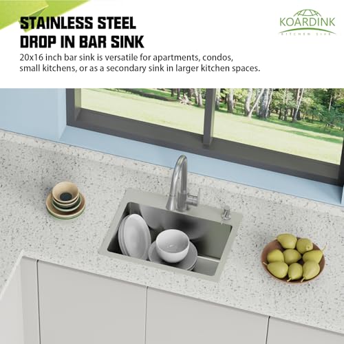 20x16 In Kitchen And Bar Sink