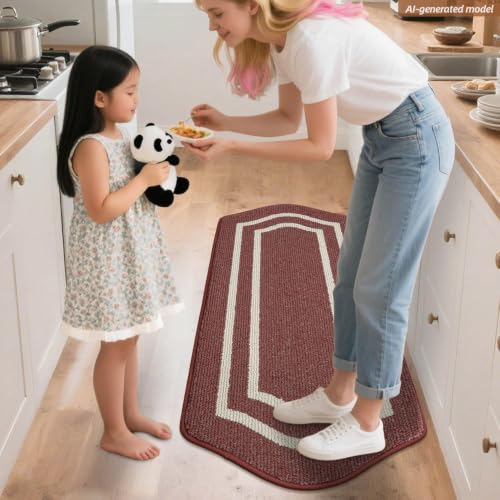 Long Kitchen Floor Mats and Rugs Non Slip Washable