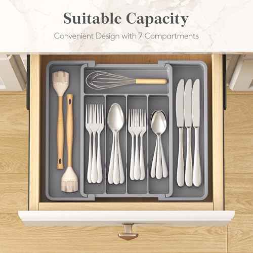 Expandable Silverware Drawer Organizer