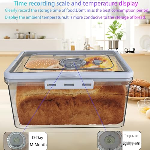 Bread Box With Digital Hygrometer (10 liter(s))