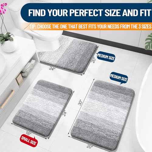 Bathroom Runner Rug 45x27