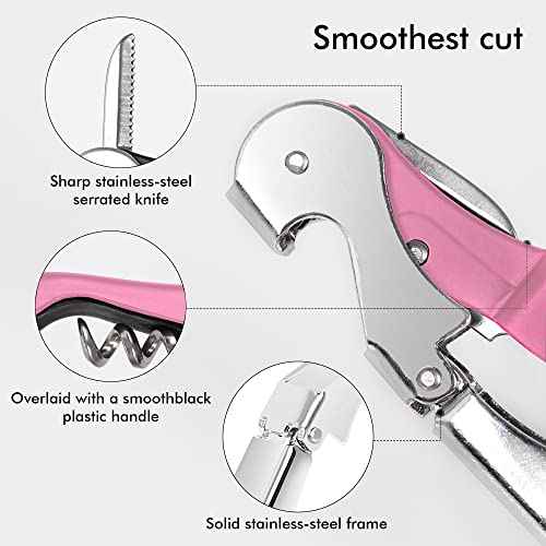 Professional Waiter Corkscrew Wine Openers Set (2 Count)