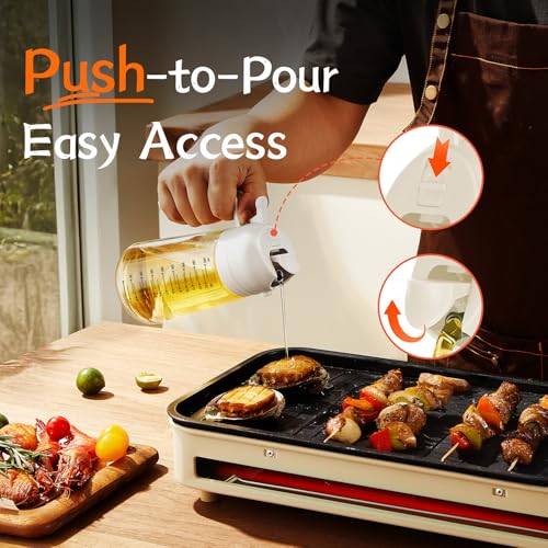 16oz 470ml Glass Olive Oil Sprayer for Cooking