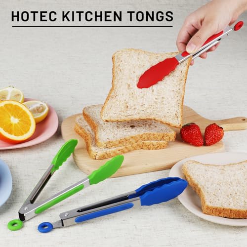 Mini Silicone Kitchen Tongs for Cooking