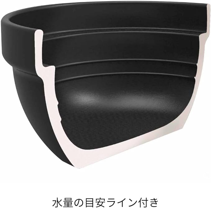 HARIO GNR-200-B-W Rice Pot with Glass Lid, 2-3 Cups, Visible Inside Heat-resistant Glass, Ceramic, Made in Japan