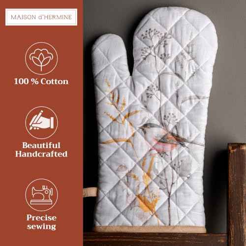 Maison d'Hermine Oven Gloves 100% Cotton Oven Mitt