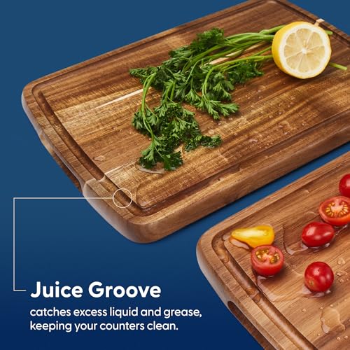 Sonder LA Doheny Duo Small Acacia Wood Cutting Board Set (2 Count)