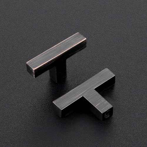 Oil Rubbed Bronze Cabinet Handles Cabinet Pulls Single Hole 20 Pack (20 Count)