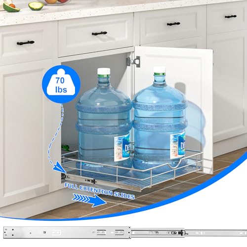 Soft Close Slide Out Cabinet Shelf