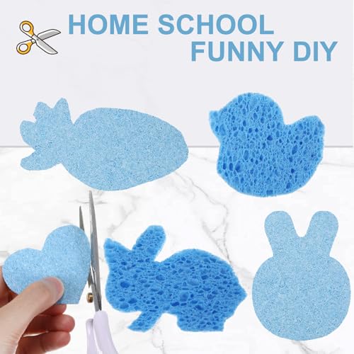 100 Pieces Compressed Wood Pulp Dish Sponges for Kitchen (100 Count)