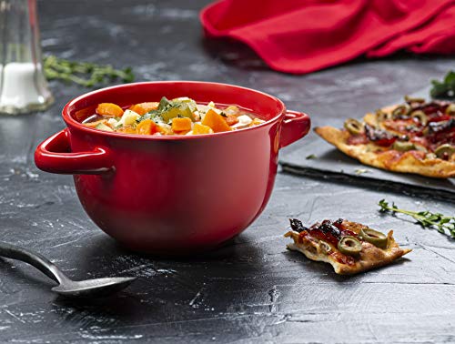 French Onion Soup Crocks with Lids & Handles (4 Count)