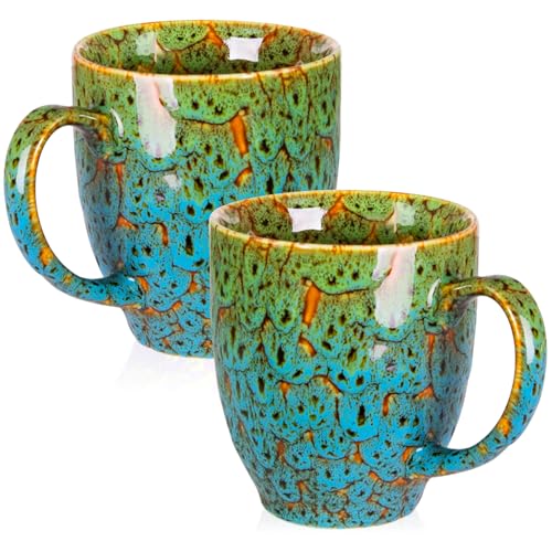 Set of 2 Durable 16 oz Coffee Mugs (2 Count)