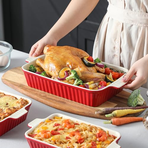 Ceramic Casserole Baking Dishes Set of 4 (4 Count)