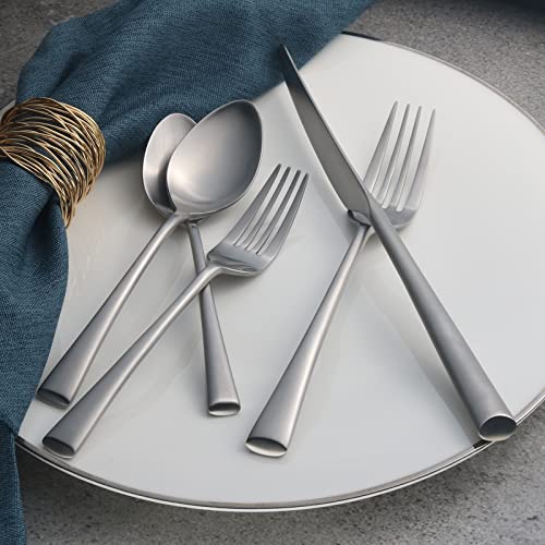 Bailey 20 Piece Forged Stainless Steel Flatware Set Cutlery Set (9.99 Count)