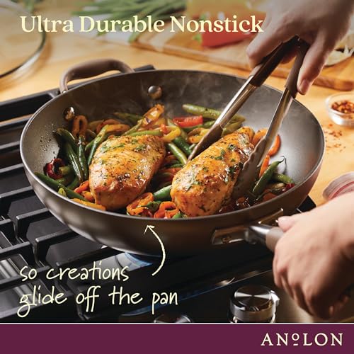 Advanced Home Nonstick Deep Frying Pan with Lid