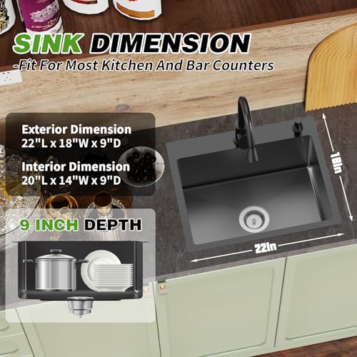 Black Kitchen And Bar Sink