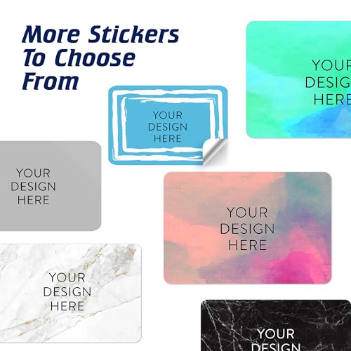 100 Custom Vinyl Stickers (100 Count)