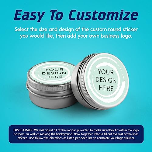 Custom Vinyl Stickers Your Image (100 Count)