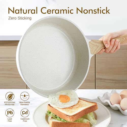 Nonstick Ceramic Saute Pan 10 Inch