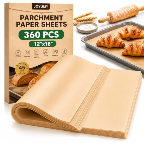 360 PCS Parchment Paper Baking Sheets (360 Count)