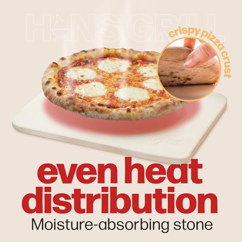 Rectangular Pizza Stone with Peel