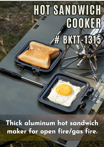 Sandwich Maker Hot Sand Single Burner Gas Fire Open Fire Compact Aluminum TT