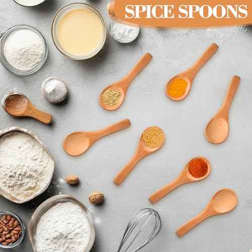 200 Pcs Small Wooden Spoons (200 Count)