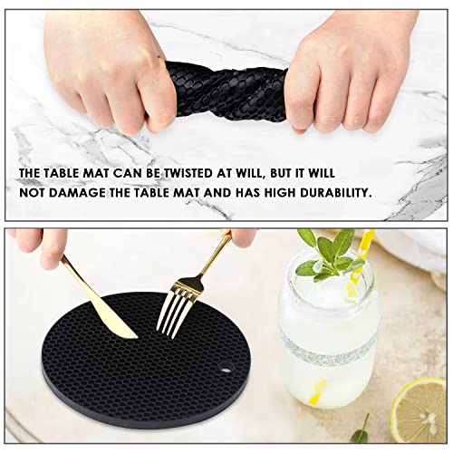 4 Pack Silicone Trivets for Hot Pots and Pans (4 Count)
