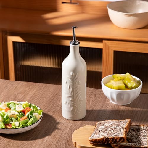 Sweejar Large Olive Oil Dispenser Bottle with Spout