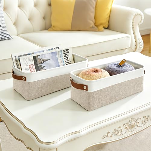 Small Fabric Storage Baskets (4 Count)
