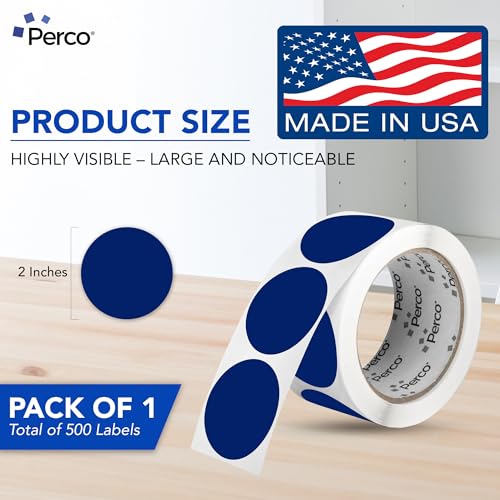 Dark Blue Round Circle Dot Sticker 2