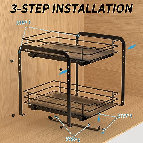 Spice Rack Pull Out Spice Racks Organizer for Cabinet