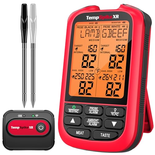 TempSpike Wireless Meat Thermometer Digital with 2 Probes