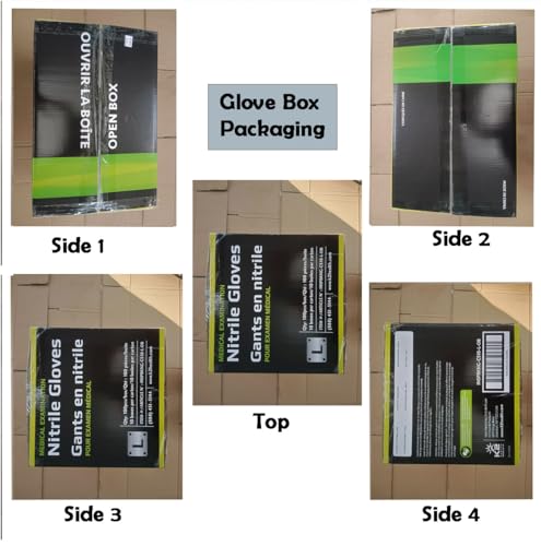 6 Mil HEAVY DUTY Stretch Nitrile Black Gloves Disposable Latex Free
