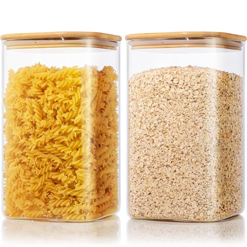 Large Glass Storage Containers 168oz (2 Count)