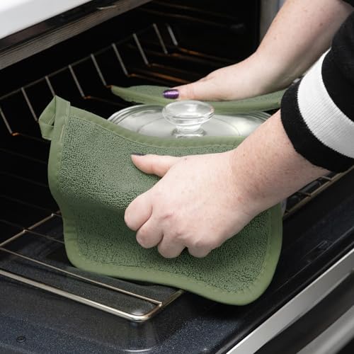 Terry Potholder & Hot Pad (4 Count)