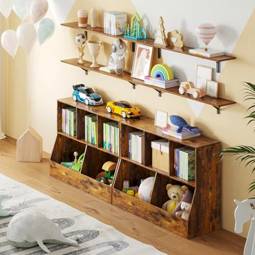 Long Wall Shelves (4 Count)