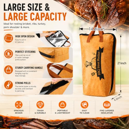 21 in BBQ Blanket for Resting Meat