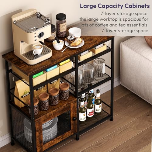 Coffee Bar Cabinet Station