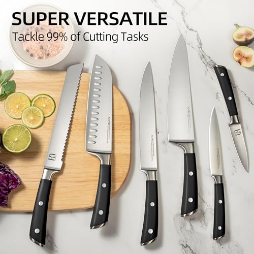 Japanese 15 pc Kitchen Knife Block Set (15 Count)