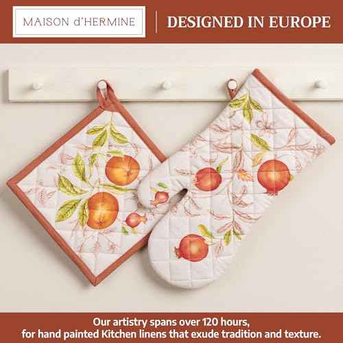 100% Cotton Oven Mitt & Pot Holder Set (2 Count)
