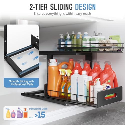 Under Sink Organizer Upgrade To Professional Rails