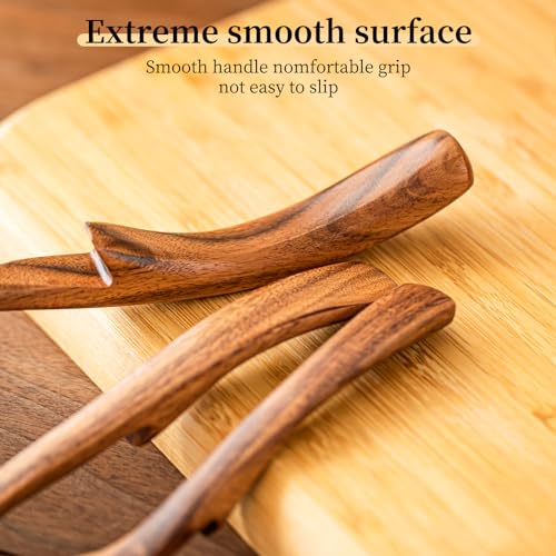 3 Size Wooden Soup Ladles Set (3 Count)