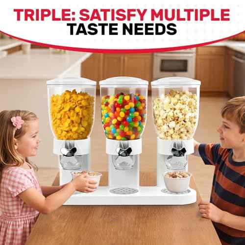 Triple Cereal Dispenser Countertop 2L