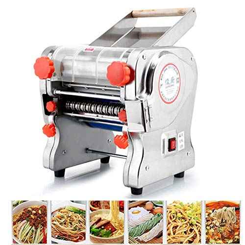 Hengwei 750W 110V Stainless Steel Commercial Electric Noodle Making Pasta Maker Dough Roller Noodle Cutting Machine