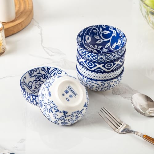 4 Oz Ceramic Mini Dipping Bowls Set of 6 (6 Count)