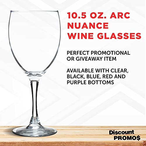 Nuance Wine Glasses by ARC 10.5 oz. Set of 10 (10 Count)