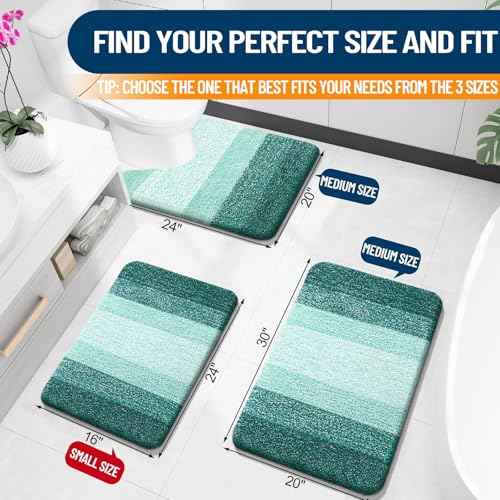Bathroom Runner Rug 70x20 (14.05 Sq Ft)